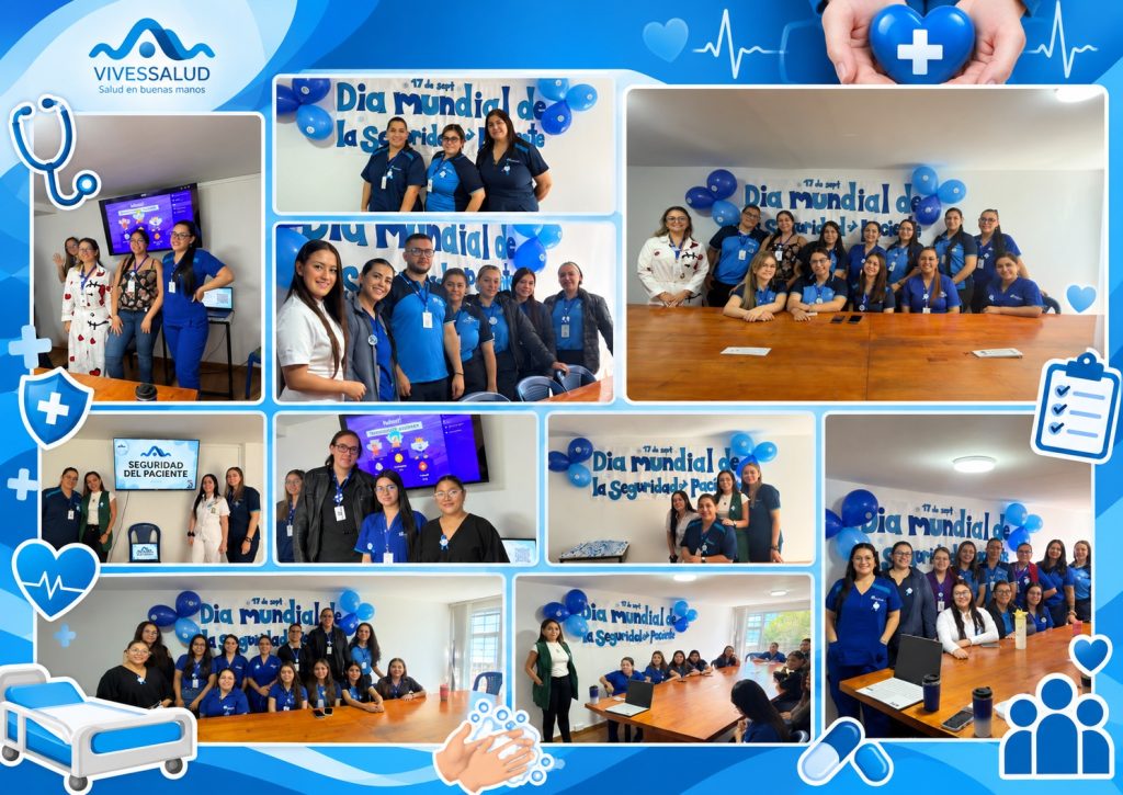 Nuestro equipo administrativo y asistencial se unió para celebrar el Día Mundial de la Seguridad del Paciente con actividades de sensibilización y trabajo en equipo.